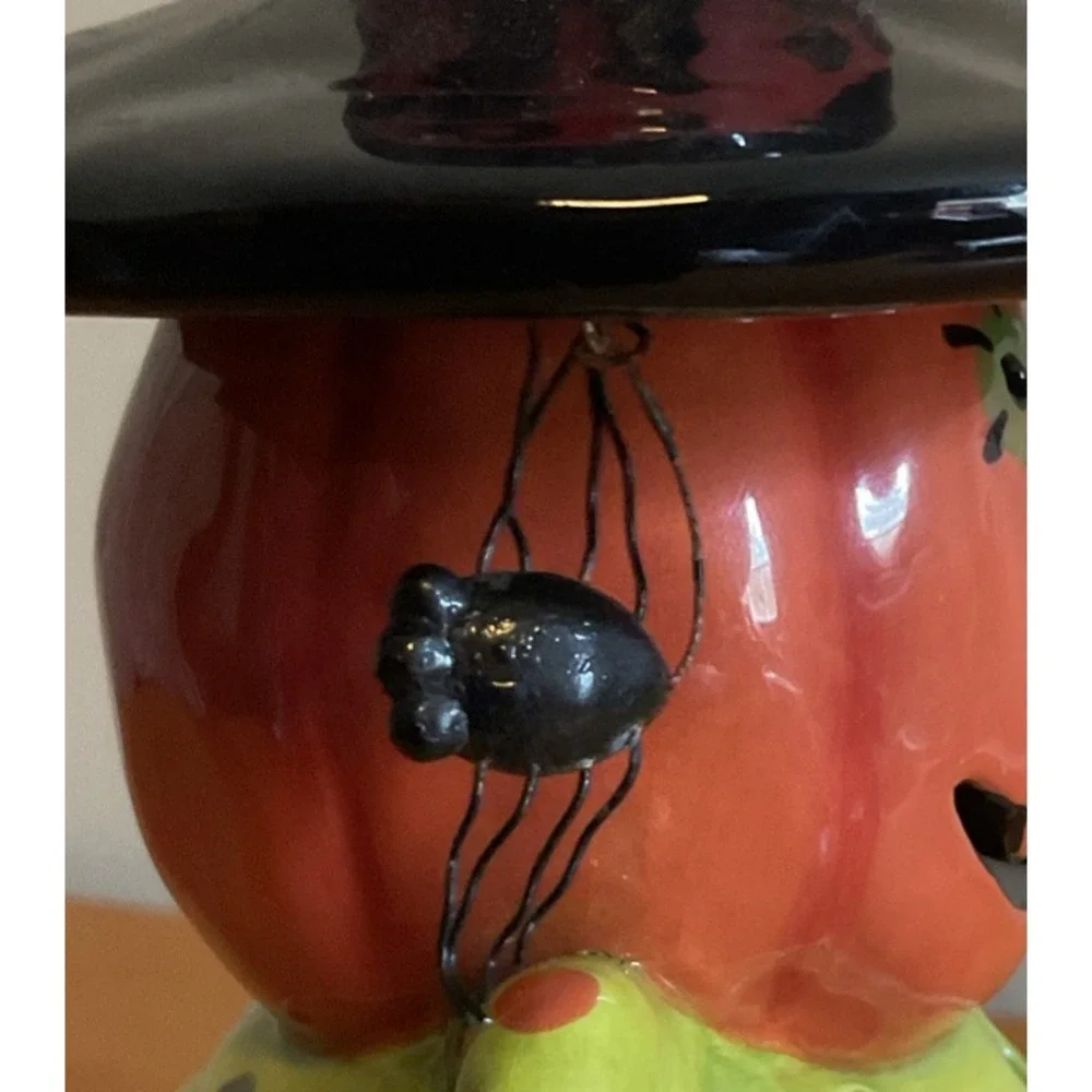 3 Stacked Pumpkins Tea‎ Light Candle Holder, Ceramic Unbranded